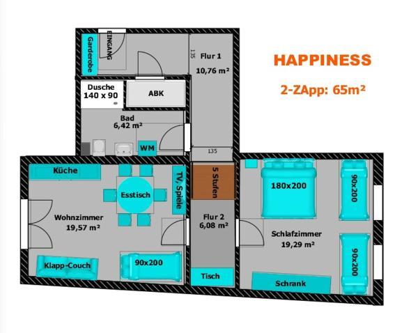 Happiness 2-Zapp 1-Og Hofgeismar-Zentrum! Exterior photo
